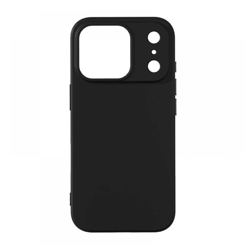 Premium szilikon tok, iPhone 17 Pro, Fekete (CEL-PREM-IPH17PR-BK)
