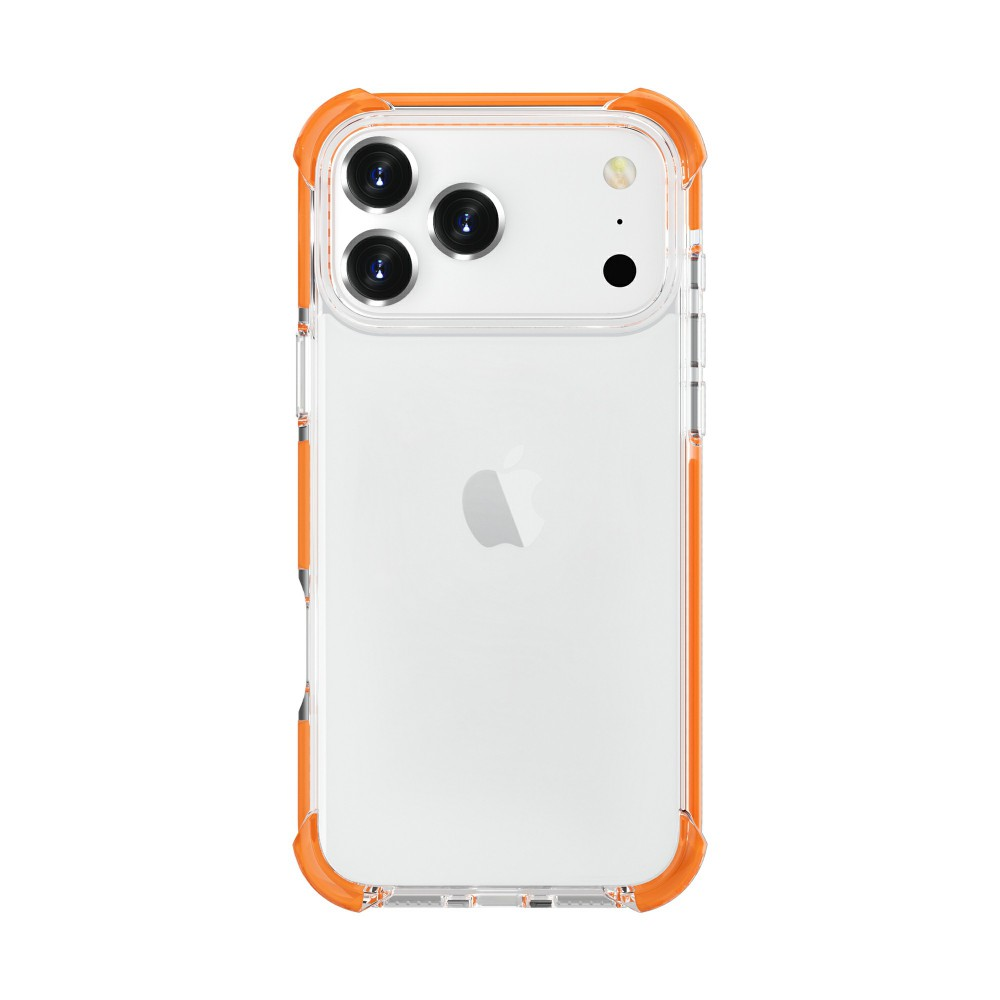 iPhone 17 Pro ütésálló szilikon hátlap, Narancs (CEL-SCK-IPH17PR-O)-0