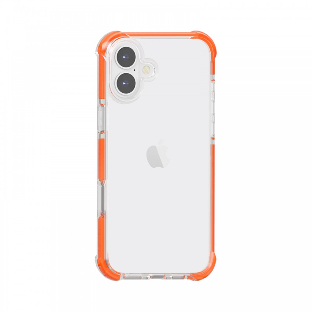 iPhone 17 ütésálló szilikon hátlap, Narancs (CEL-SCK-IPH17-O)