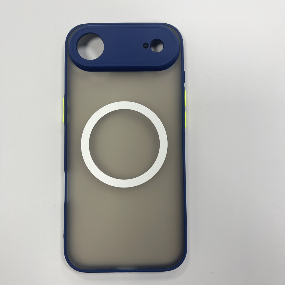 iPhone 17 Air mágneses műanyag tok, kék-zöld (CEL-MATTMIPH17A-BLG)