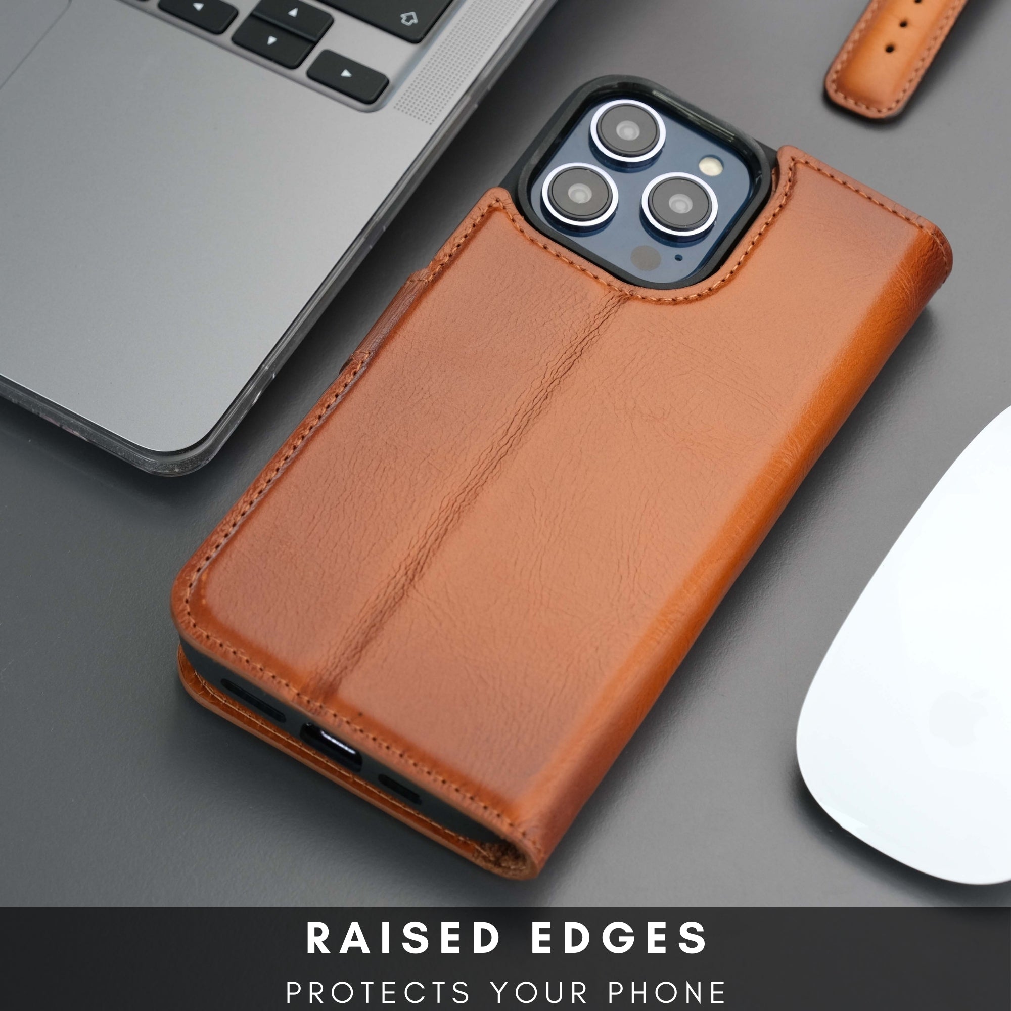 Casper iPhone 17 Pro Max Leather Wallet Case – MagSafe Compatible