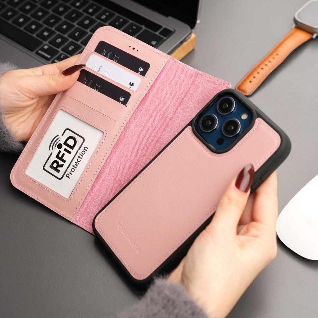 Casper iPhone 17 Pro Max Leather Wallet Case – MagSafe Compatible