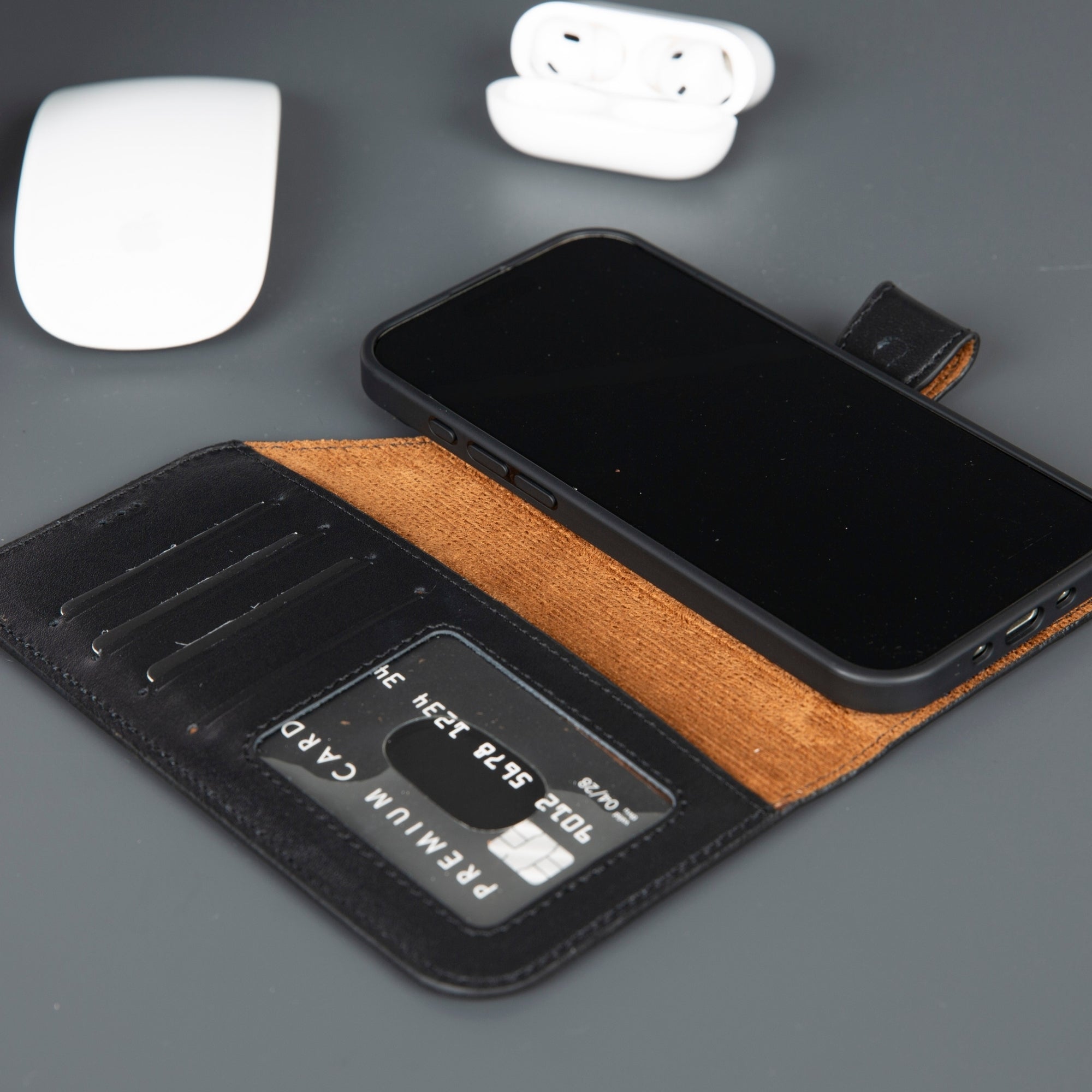 Casper iPhone 17 Air Leather Wallet Case – MagSafe Compatible-2