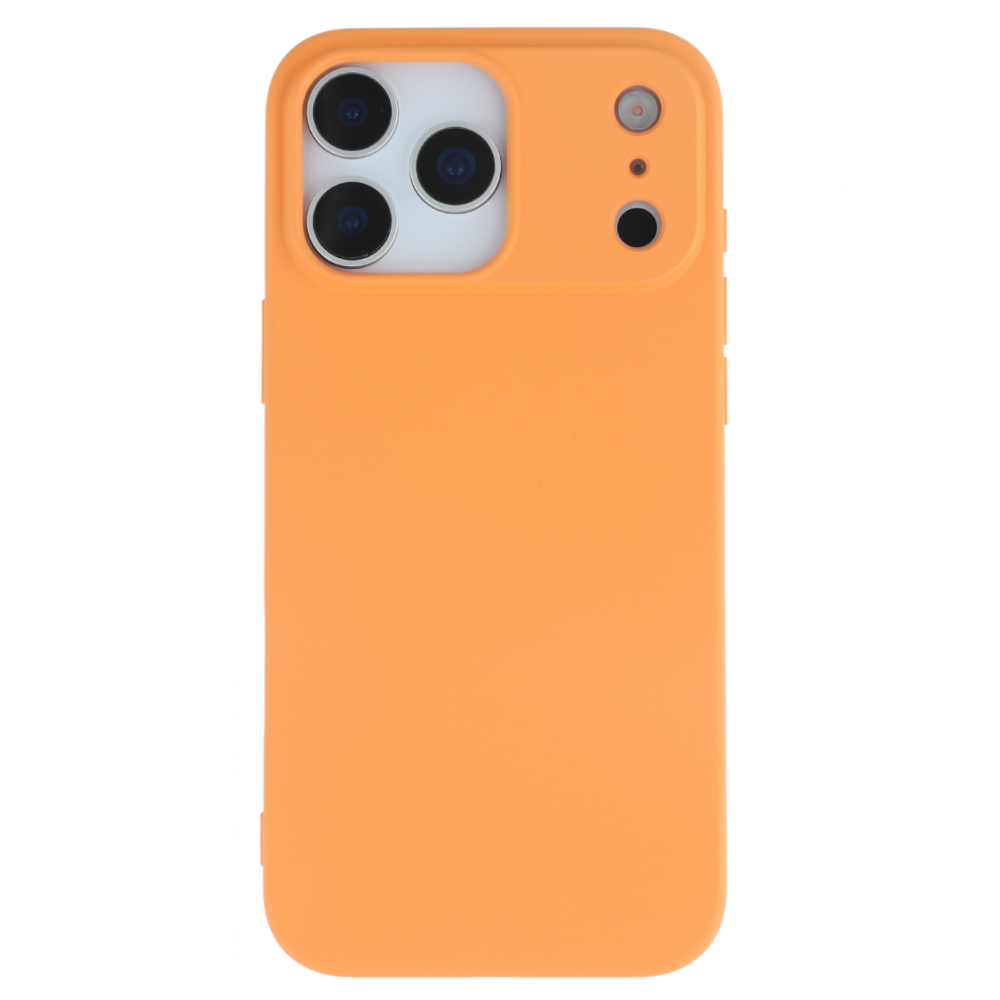 Premium szilikon tok, iPhone 17 Pro, Narancs (CEL-PREM-IPH17PR-O)